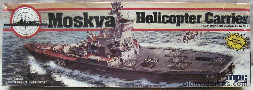 MPC 1/600 Moskva Helicopter Carrier (Moscow), 1-5254 plastic model kit